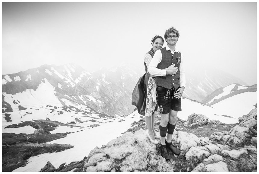 34 Hochzeit auf dem Nebelhorn Marion dos Santos Fotografin Allgaeu