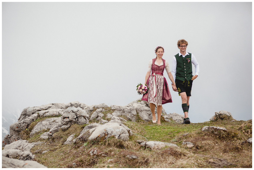 35 Hochzeit auf dem Nebelhorn Marion dos Santos Fotografin Allgaeu